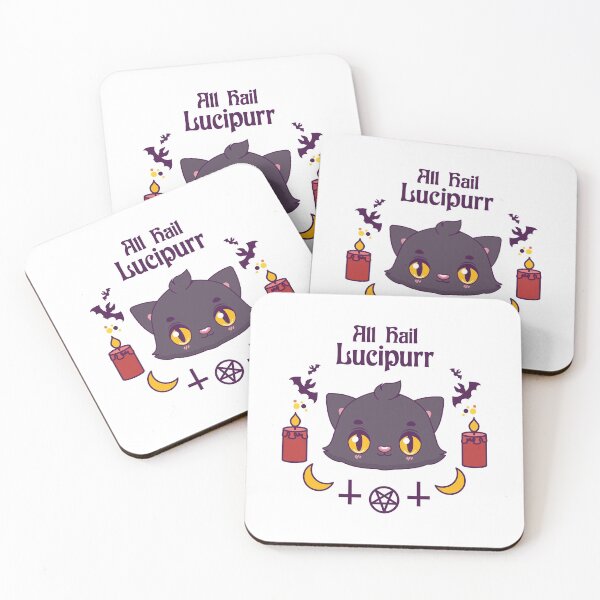 Item preview, All hail Lucipurr designed and sold by GazingNeko.