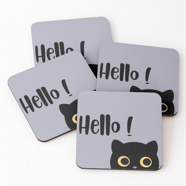 Item preview, Black Cat Peeking designed and sold by Nesro34.