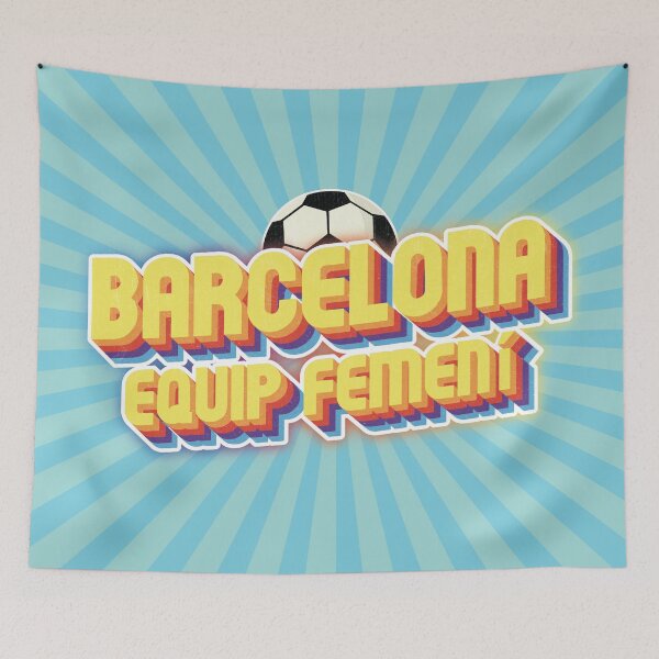 Item preview, Barcelona Femeni - Retro Vintage Text (WOSO) designed and sold by Numero14.