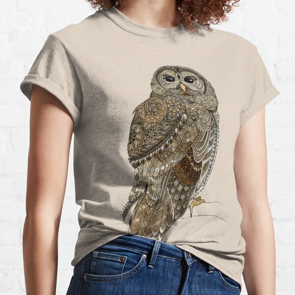 Barred Owl Tangle Classic T-Shirt