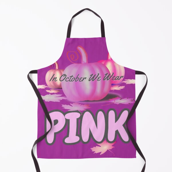 Item preview, In October We Wear Pink pumpkin designed and sold by hanlynstyle.
