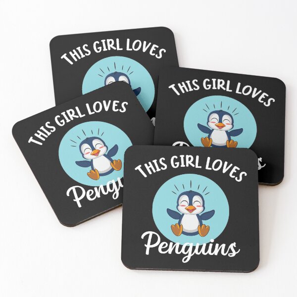 Item preview, This Girl Loves Penguins designed and sold by ZiesMerch.