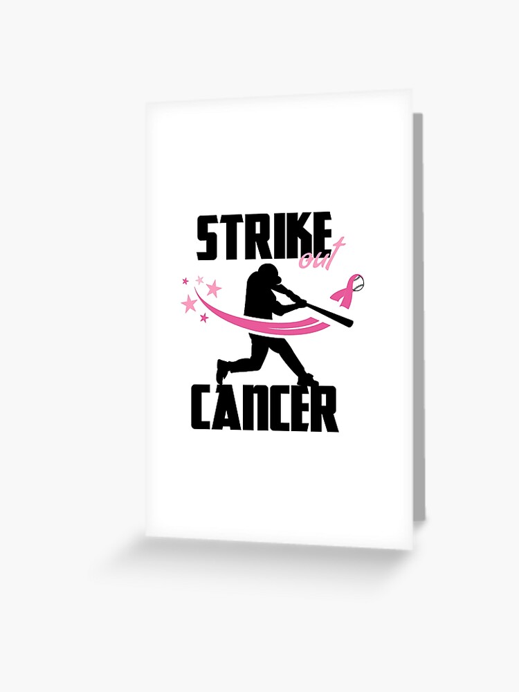 Strike Out Breast Cancer Awareness Pink Ribbon Baseball T Shirts