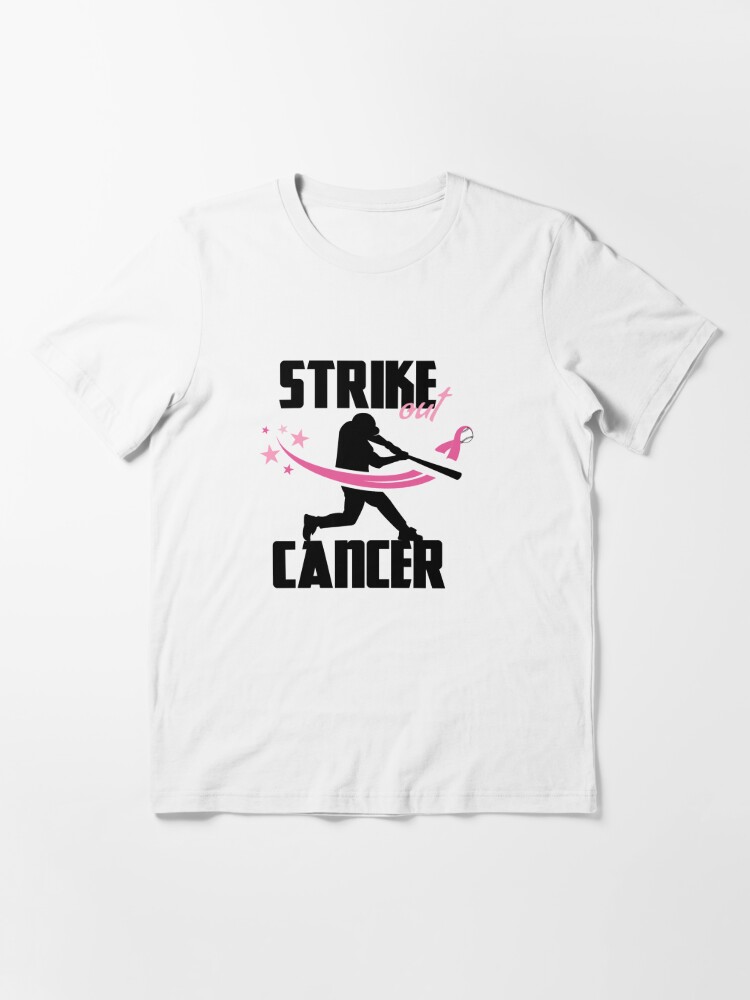 Strike Out Baseball Softball Pink Breast Cancer Awareness T-Shirt