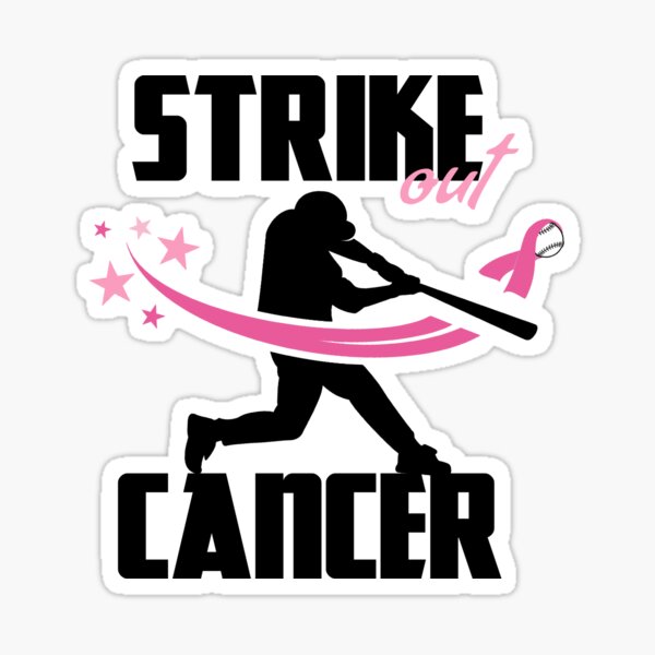 Baseball Strike Out Cancer Pink Ribbon Softball T Shirt, hoodie, sweater,  long sleeve and tank top