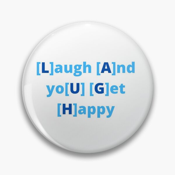 Item preview, LAUGH MNEMONIC ACROSTIC designed and sold by HydrangeaHollow.