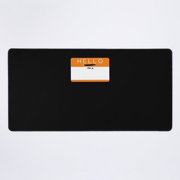 Item preview, Hello I'm a (orange) not my name is small tag RHS designed and sold by CoffeewithAnh.