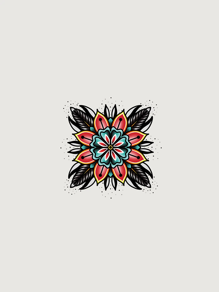 Thumbnail 6 of 6, Premium Oversized Sweatshirt, Neotraditional mandala  designed and sold by RMSdesigns.