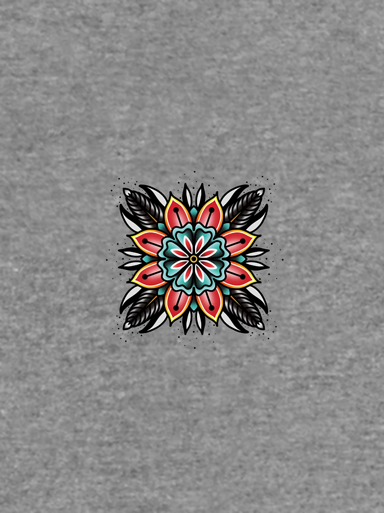 Thumbnail 6 of 6, Lightweight Sweatshirt, Neotraditional mandala  designed and sold by RMSdesigns.