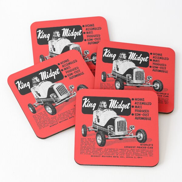 Item preview, KING MIDGET KIT CAR - LOW COST AUTOMOBILE - ADVERT designed and sold by ThrowbackAds.