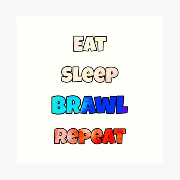 Brawl Stars-Momente Kunstdruck
