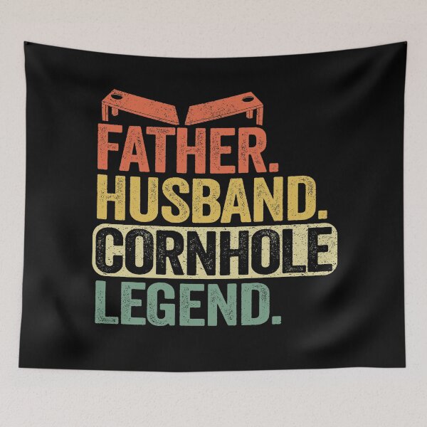 Item preview, Father Husband Cornhole Legend Mens Bean Bag Toss Cornhole designed and sold by Stronzi.