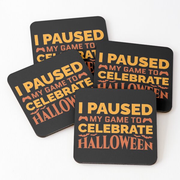 Item preview, I Paused My Game To Celebrate Halloween designed and sold by Styler Design.