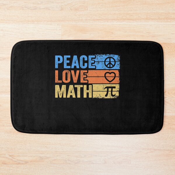 Item preview, Peace Love Math Vintage Math Nerd Retro Funny Math Teacher designed and sold by Stronzi.