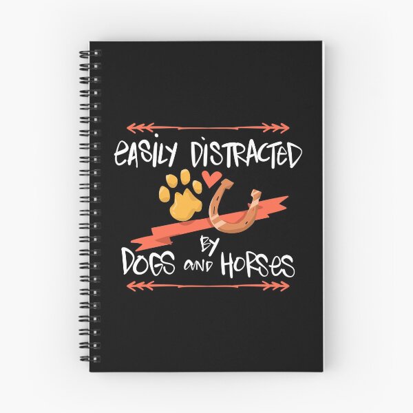 Item preview, Easily Distracted by Dogs and Horses  designed and sold by ComfyRebel.