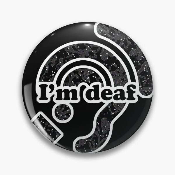 Item preview, i'm deaf | disability awareness | hearing impairment disabled  designed and sold by politeillusts.