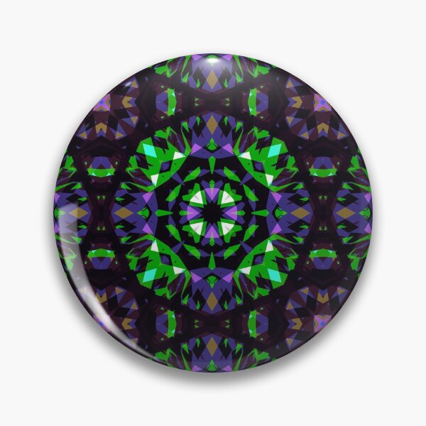 Item preview, Modern Colourful Vibrant Green Dark Purple Halloween Magic Witch Star Pattern designed and sold by PatternPerfect.