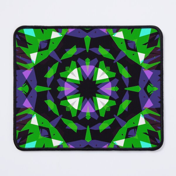 Item preview, Modern Colourful Vibrant Green Dark Purple Halloween Magic Witch Star Pattern designed and sold by PatternPerfect.