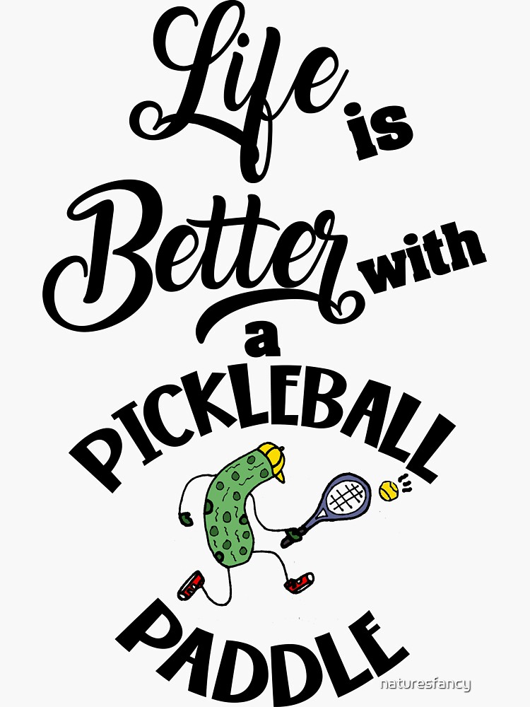 Funny Llama Playing Pickleball Cartoon Sticker for Sale by naturesfancy