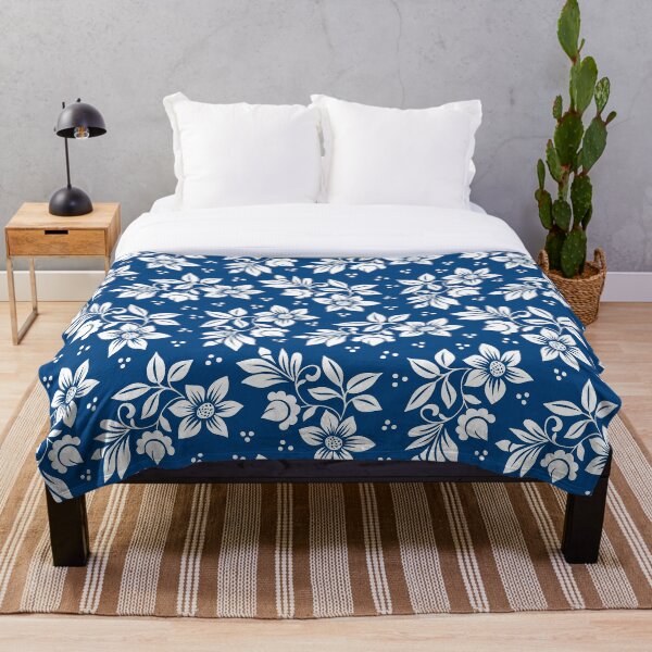 Item preview, Patrón de flores general con azul designed and sold by Marie Young.