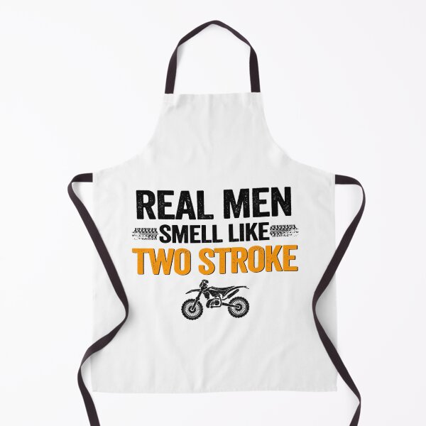 Item preview, Real Men Smell Like Two Stroke Dirt Bike Funny Motocross designed and sold by Stronzi.