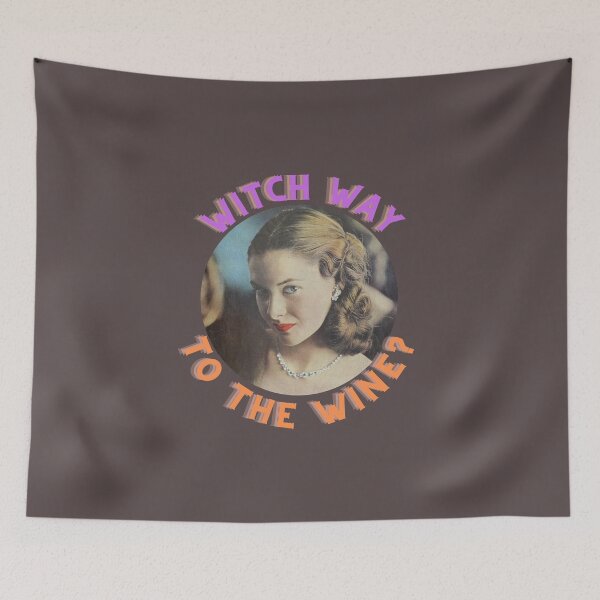 Item preview, witch way to the wine? designed and sold by aubreyjacobs.