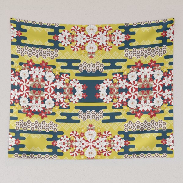 Item preview, Japanese Pattern Wagara Design designed and sold by D-Shirt-More.