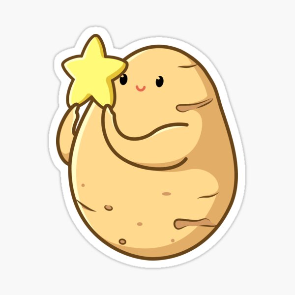 kawaii chibi cute potato | Poster