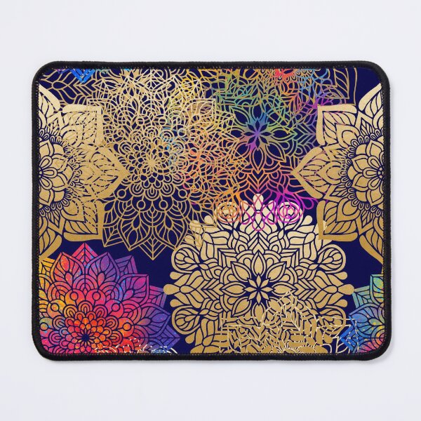 Item preview, mandala pattern, gold, red, iPhone and Samsung Galaxy case cover designed and sold by RoManSmArt.