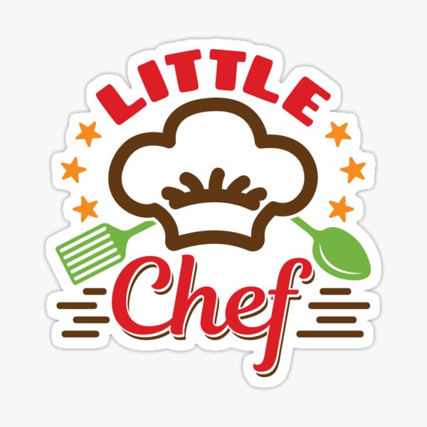 Little Chef Cooking Kids Toddlers Sticker for Sale by jaygo