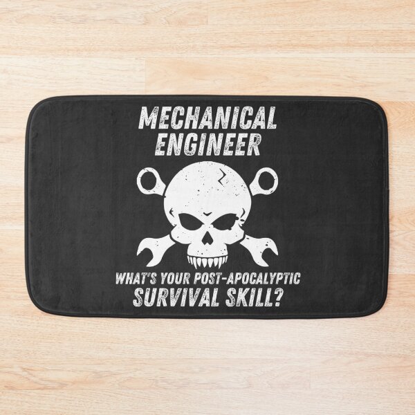 Item preview, Mechanical Engineering Is My Post-apocalyptical Survival Skill. What Is Yours? - Funny designed and sold by Programmer's  Life and Humor.
