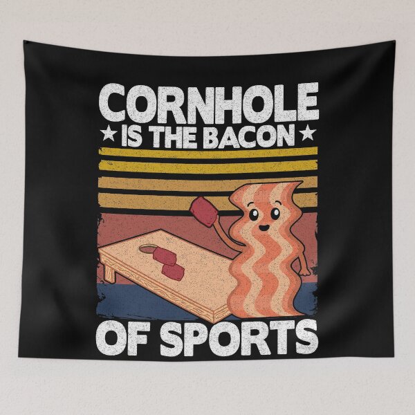 Item preview, Cornhole Is The Bacon Of Sports Vintage Joke Bean Bag Toss designed and sold by Stronzi.