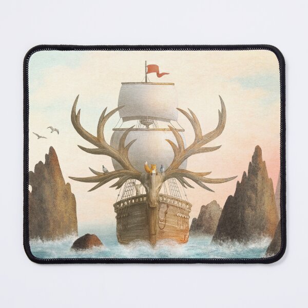 Item preview, The Antlered Ship_Cover designed and sold by opifan.