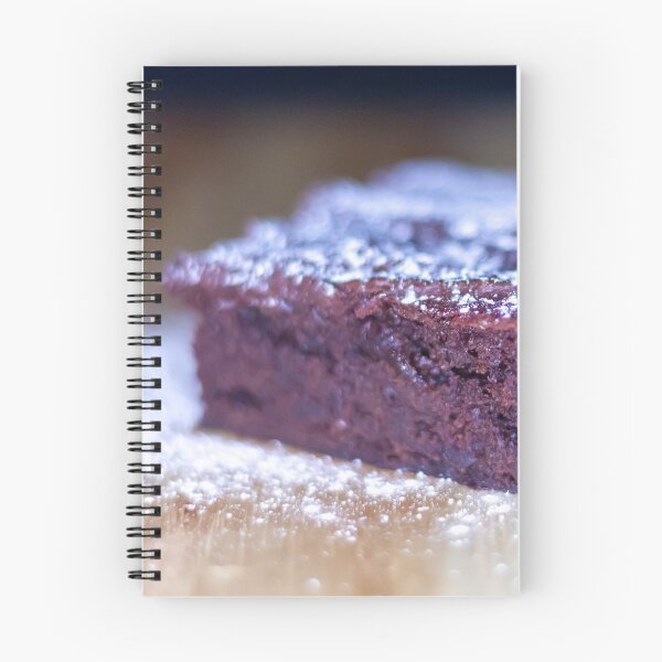 Item preview, Delicious chocolate brownie with icing sugar dusting. Christmas brownie image. designed and sold by sugarrosekitch.