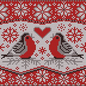 Aperçu de l'œuvre Bouvreuils Jacquard de olgart
