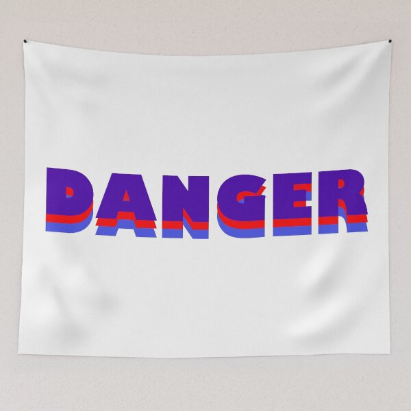 Item preview, Colorful Danger Typography designed and sold by KheinJohn.