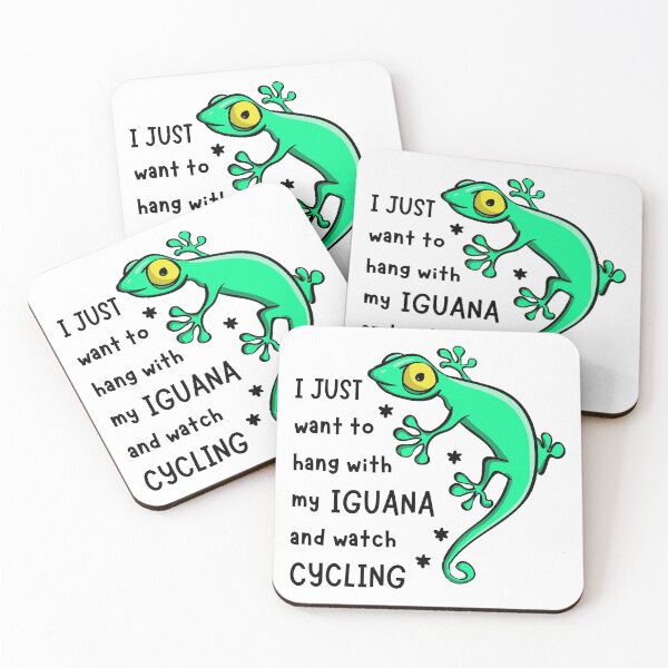 Item preview, I just want to hang with my iguana and watch cycling designed and sold by TheGreenGoat.