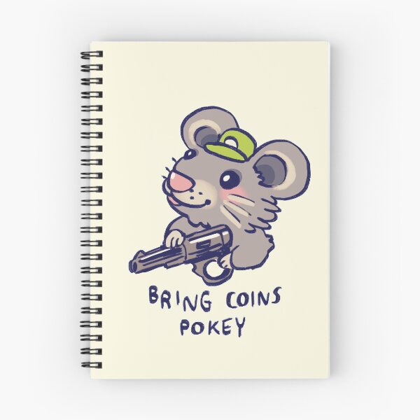 Item preview, I draw gun hat mouse says bring coins pokey / stardew valley designed and sold by RansRoom.