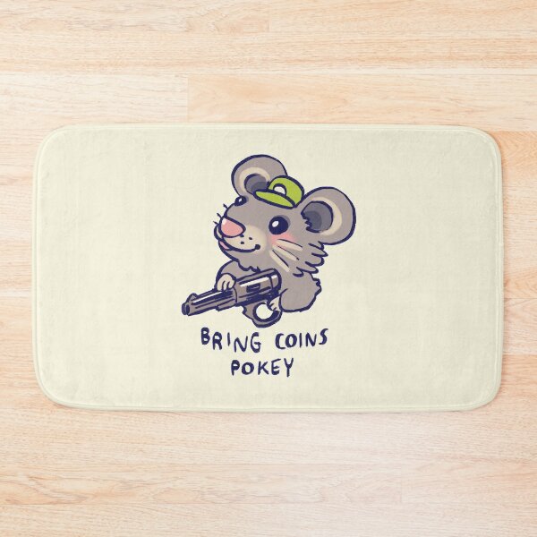 Item preview, I draw gun hat mouse says bring coins pokey / stardew valley designed and sold by RansRoom.