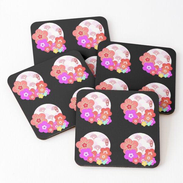 Item preview, Japanese Flower Pattern Wagara Design designed and sold by D-Shirt-More.