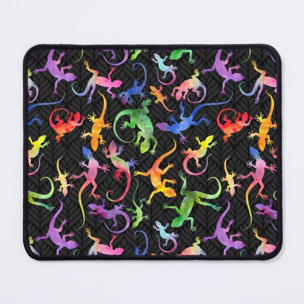 Rainbow Lizards Mouse Pad