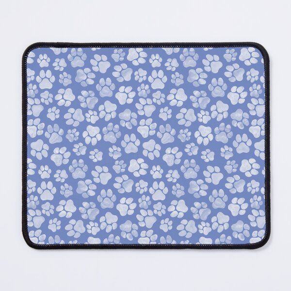 Item preview, Sky Blue Paw Print Pattern designed and sold by dragonstarart.