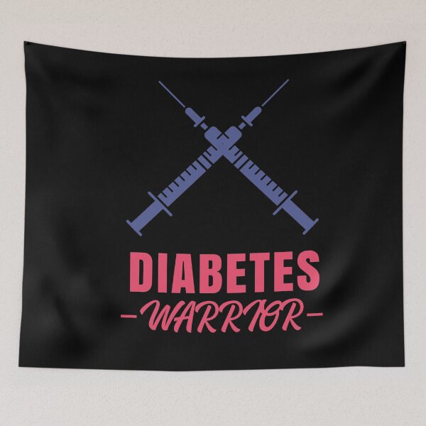 Item preview, Diabetes Warrior - Diabetes Awareness designed and sold by Club7Studios.