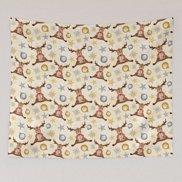 Item preview, Reindeer Christmas Pattern designed and sold by DeneboArt.