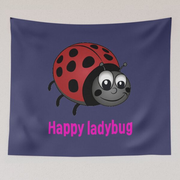 Item preview, happy ladybug designed and sold by mostheristore.