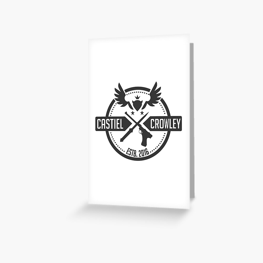 Castiel & Crowley Investigators Greeting Card