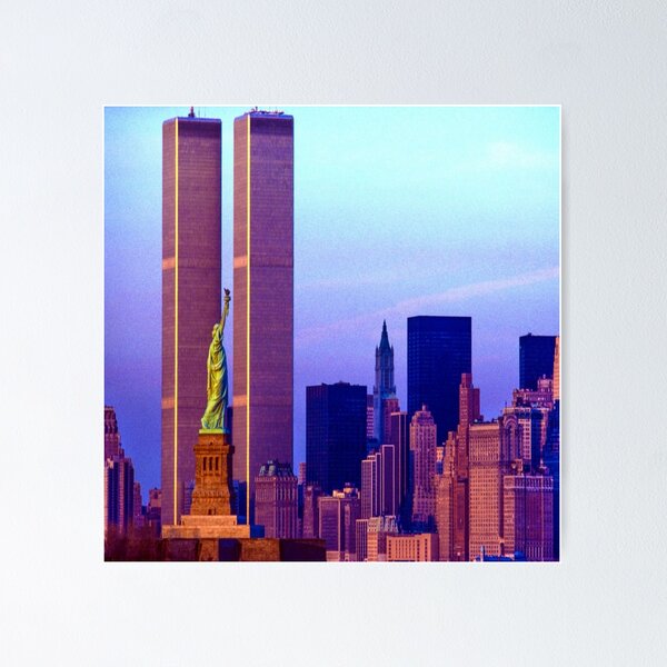 Poster Grande New York - Freedom Tower Manhattan - 100x140 Cm