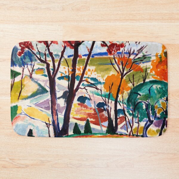Item preview, Abstract Art Landscape, Bridge, Huntingdon Valley (ca.1915–1916) by Henry Lyman Sayen designed and sold by Designedbysm.