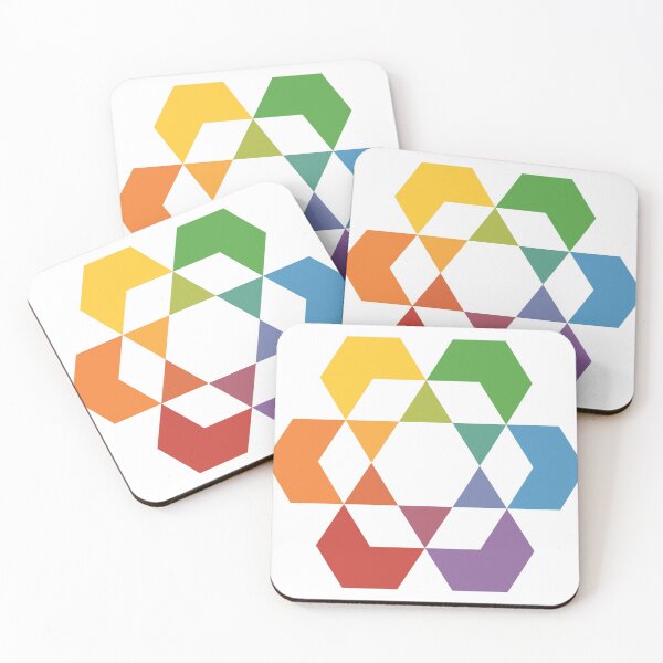 Item preview, Hexagon Truth (Square) designed and sold by hexagrahamaton.