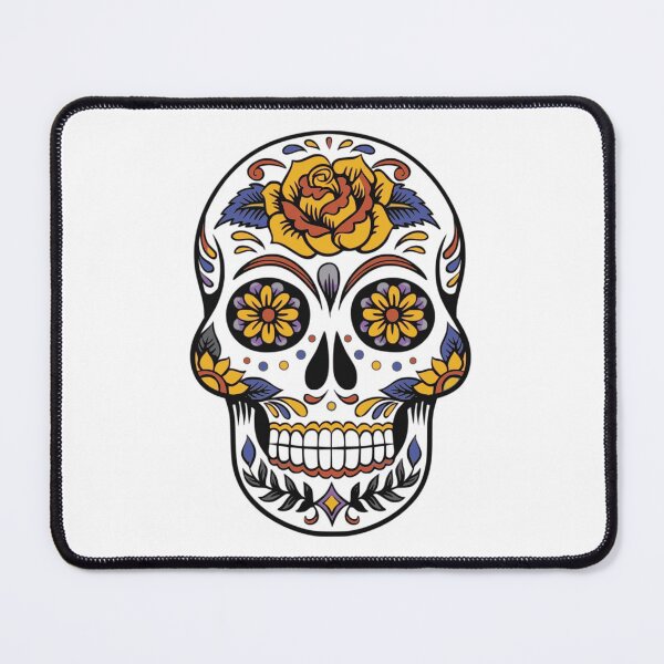 Item preview, Day of the Dead Sugar Skull With Roses designed and sold by Finolca.
